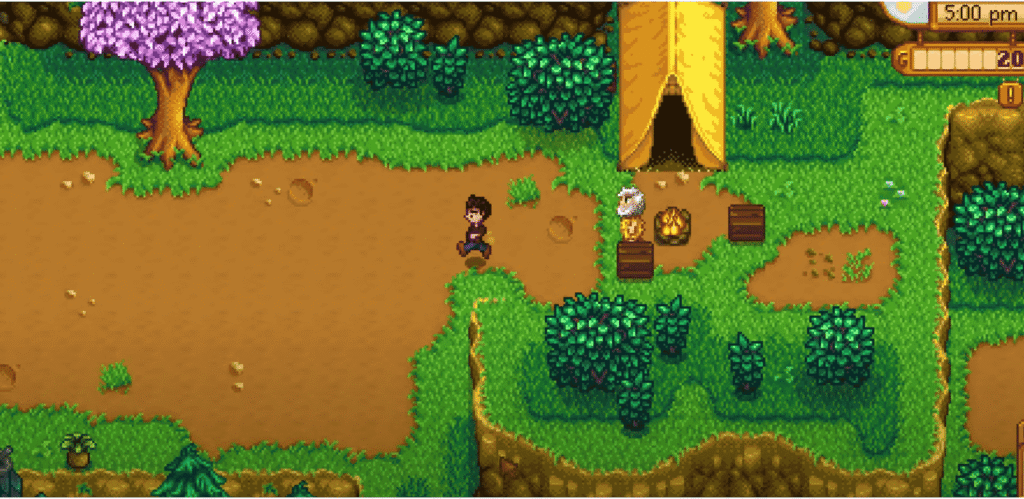"Stardew Valley game with offline farming adventures, featuring vibrant crops, animals, and a cozy farmhouse."